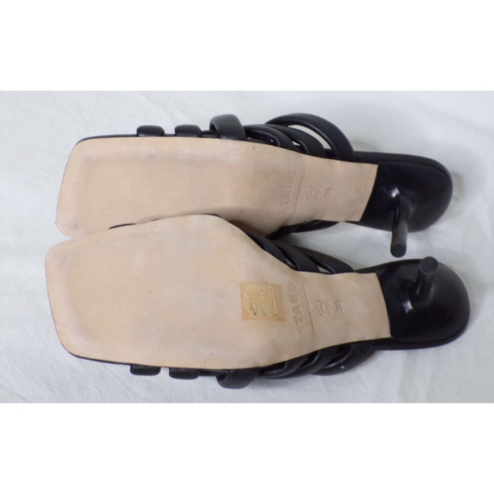 🆕STAUD Deepwater Square Toe Woven Strappy High Heel Sandal Shoes 8 - Picture 9 of 9